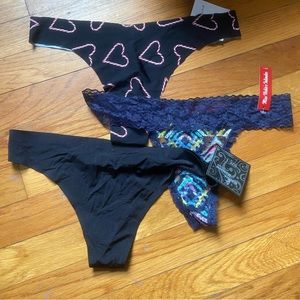 Three NWT Size Large Thongs